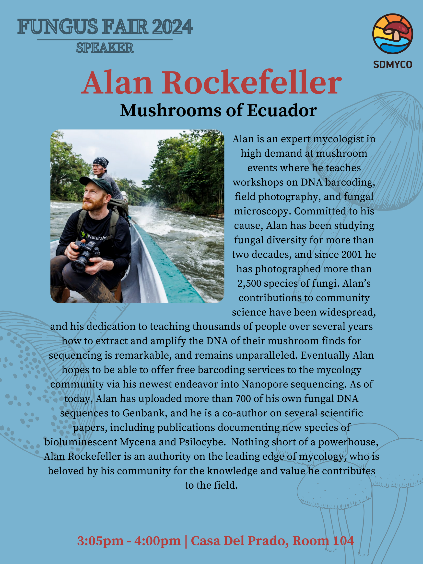 Guest Speaker Alan Rockefeller flyer