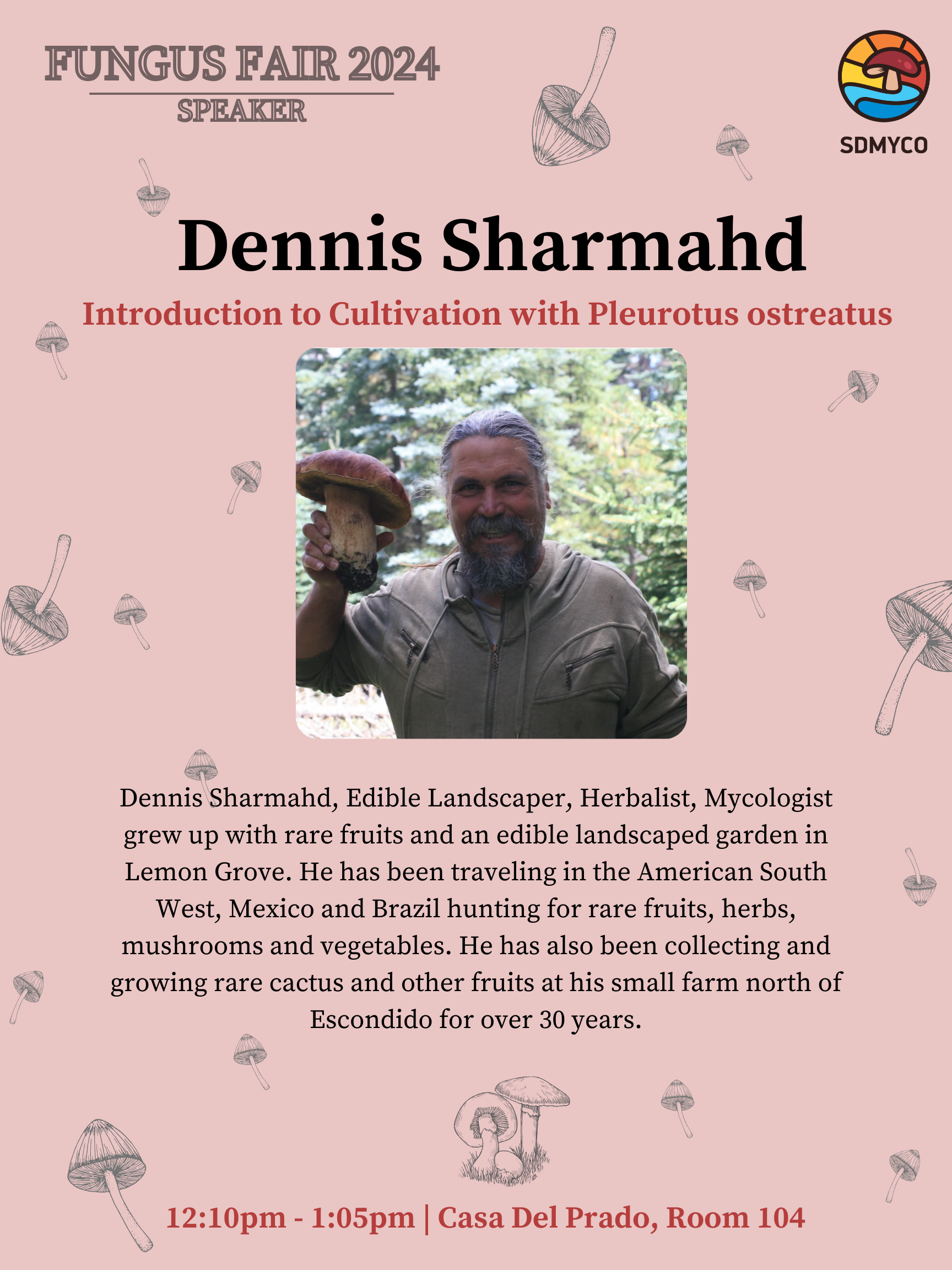 Guest Speaker Dennis Sharmahd flyer
