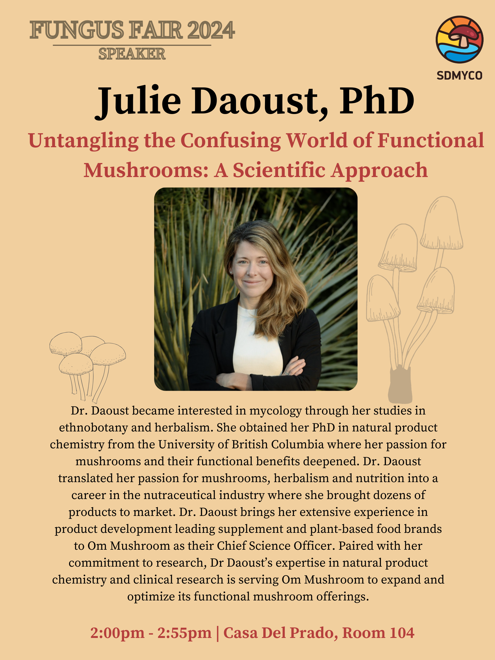 Guest Speaker Julia Daoust, PhD flyer